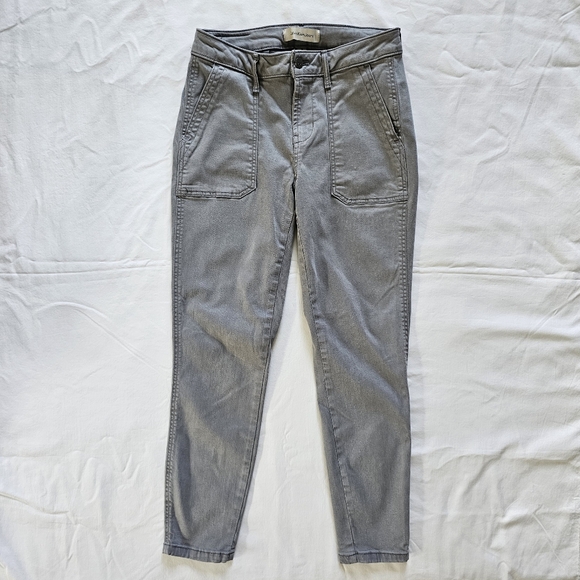 Calvin Klein Jeans Denim - Calvin Klein Gray Stretchy Mid-rise Pockets Fall Office Skinny Jeans Size 28